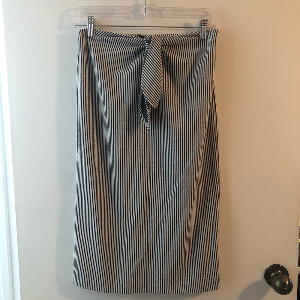 Club Monaco pinstripe skirt